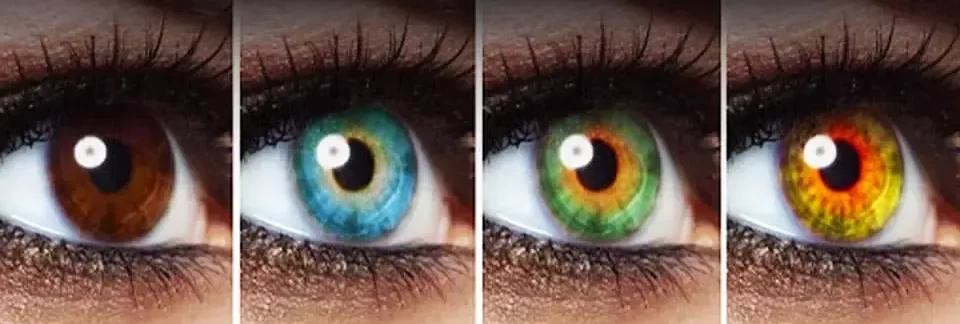 Que cor são meus olhos