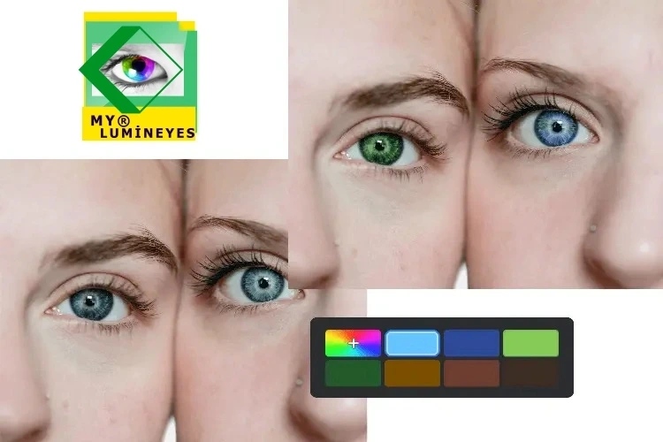 bleu vert couleur des yeux la plus rare