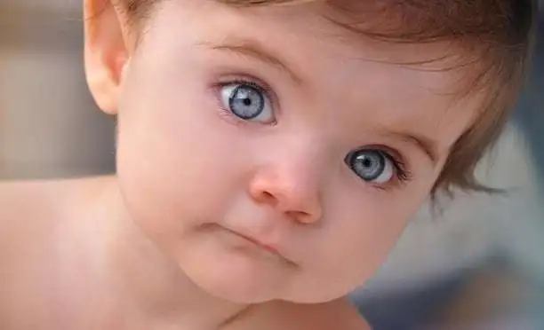 blue eye color newborn baby