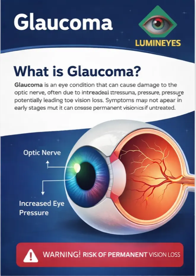 what is glacoma and how can be treated by laser?