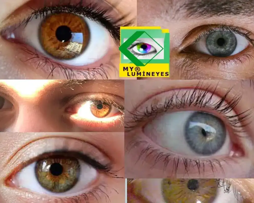 променете естествения си цвят на очите