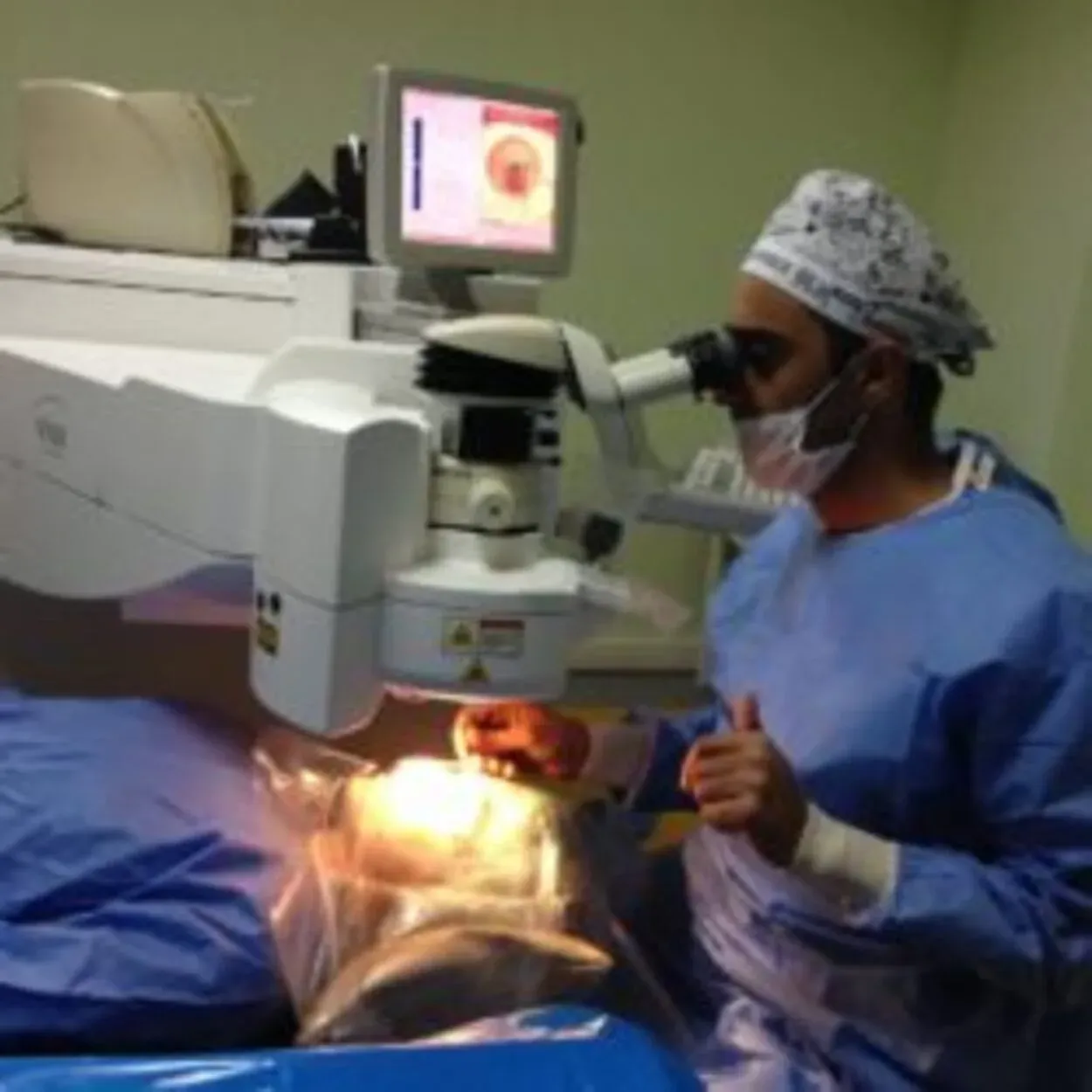 laser eye color change surgery doctor