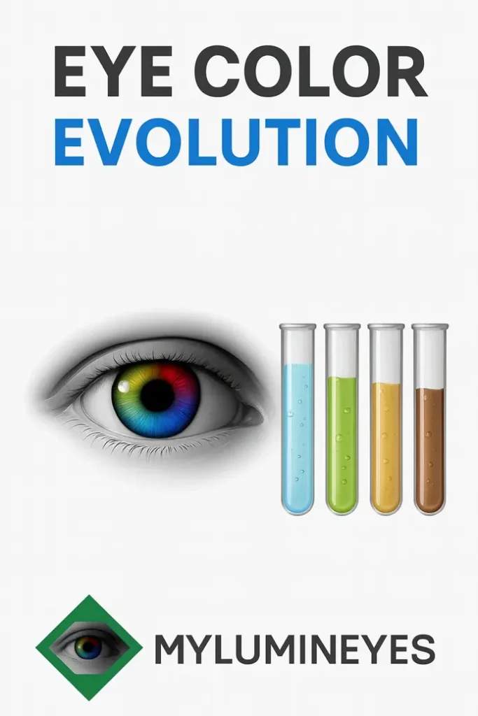 eye color evolution in human mylumineyes