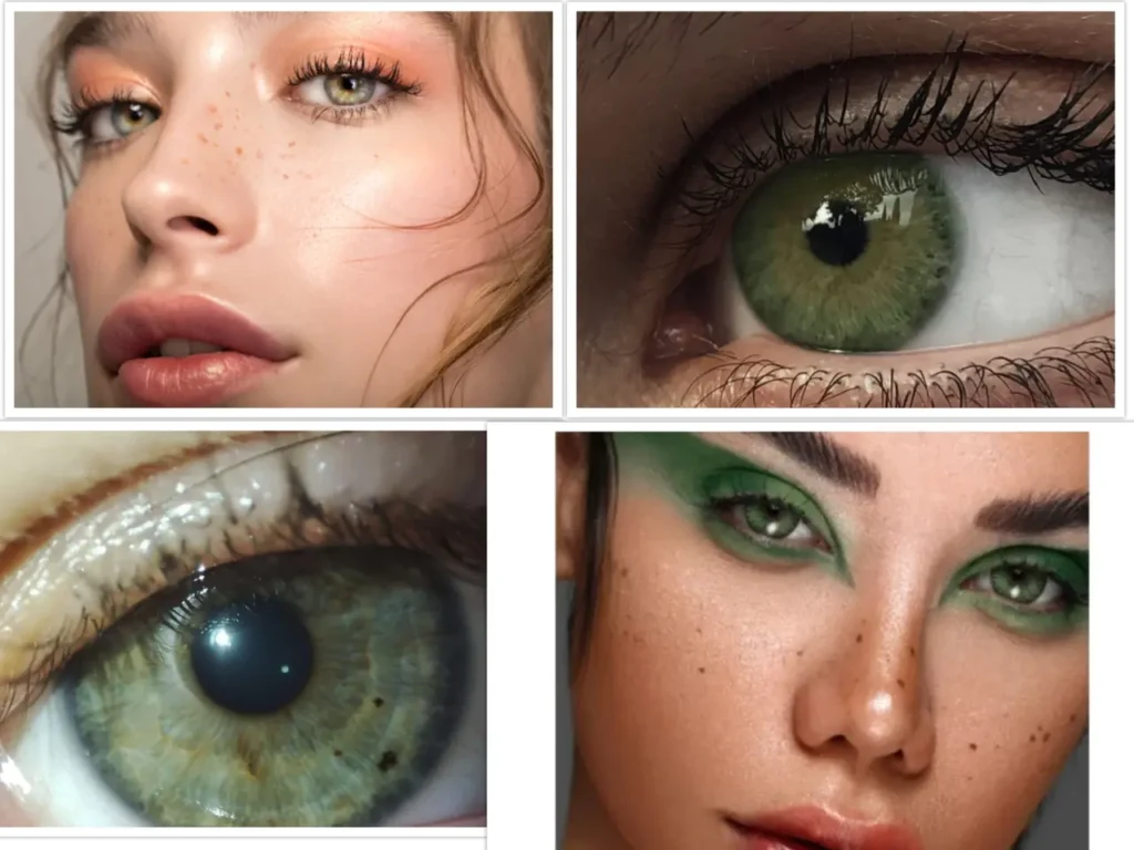 green eyes and green eye color