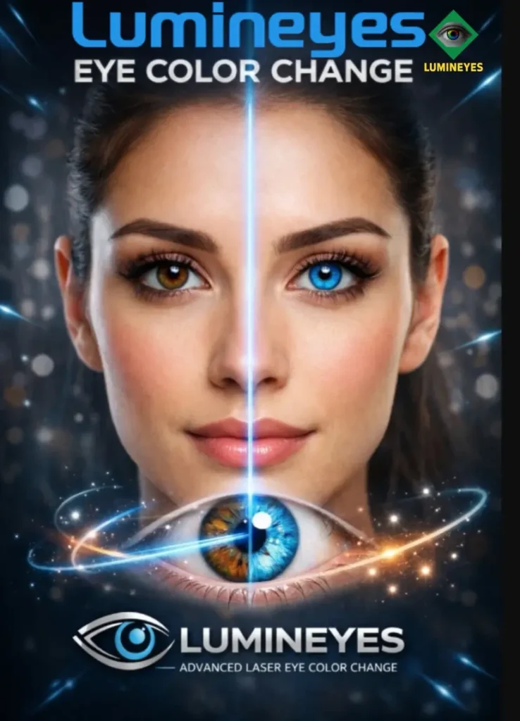 World first safe laser eye color change procedure: Lumineyes