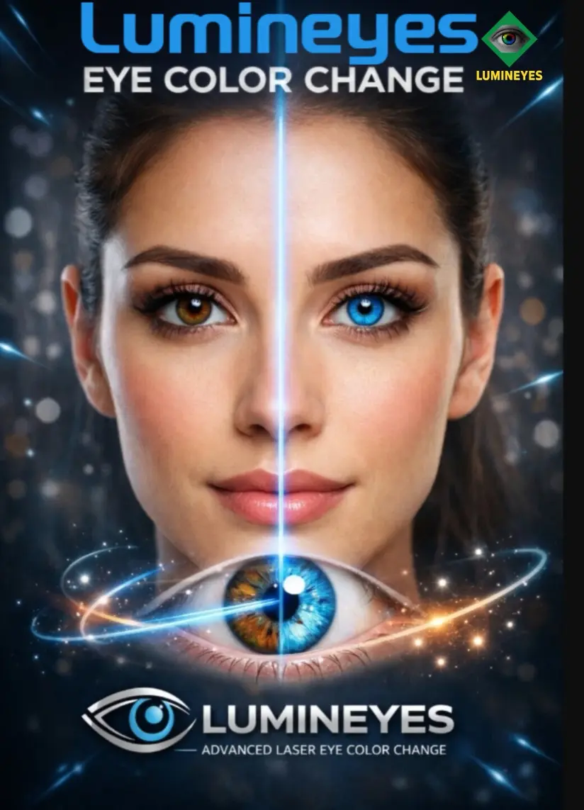 World first safe laser eye color change procedure: Lumineyes