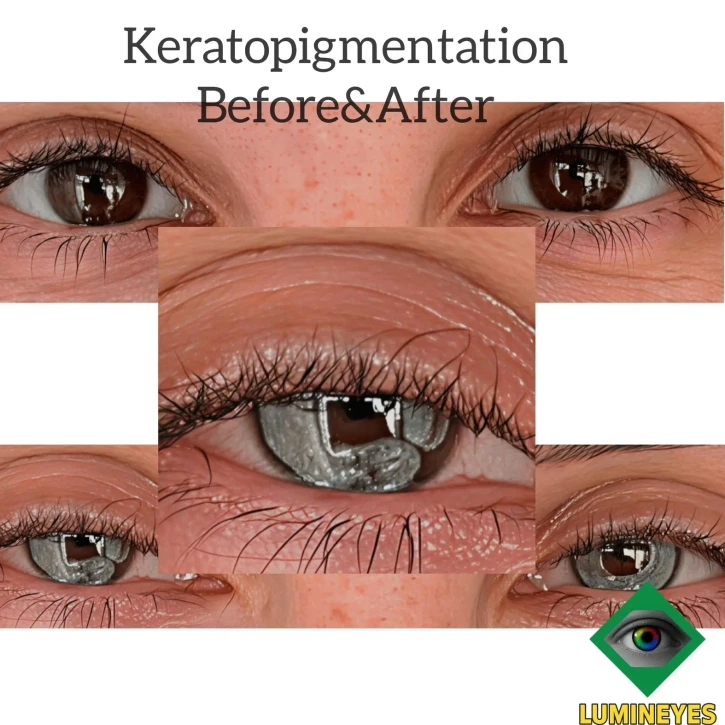 keratopigmentation risks and corneal tattooing before after complications