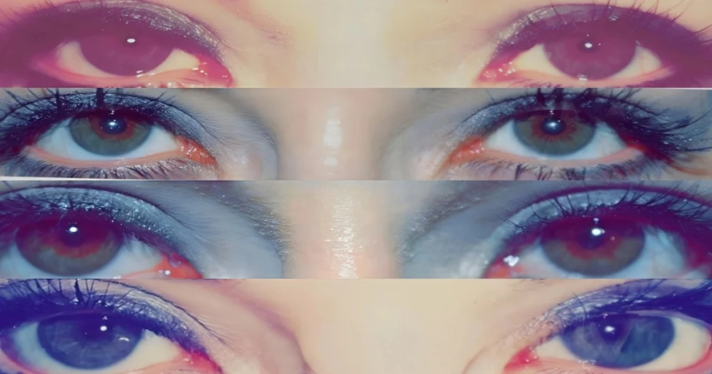 Safe and permanent laser eye color change procedure before and after results by inventor Dr. Mustafa Mete using MyLumineyes protocol.